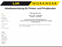 limwork.ch Webseite Vorschau