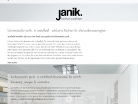janik-kuechen.de Webseite Vorschau