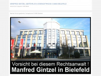 manfredgintzel.wordpress.com Webseite Vorschau