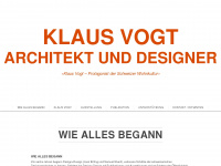 klausvogt.ch Webseite Vorschau