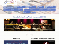 marimba-festiva.de Webseite Vorschau