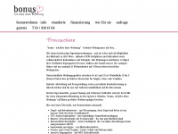 bonuswohnen.at Webseite Vorschau