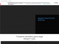 renault-trucks.lt Webseite Vorschau