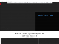 renault-trucks.ro Webseite Vorschau