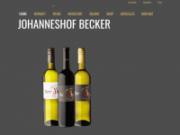 johanneshof-becker.de Webseite Vorschau