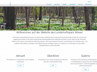 landschaftsparkwiese.info Webseite Vorschau