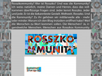 rosszko.ch Webseite Vorschau
