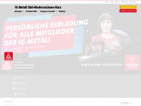 igmetall-sued-niedersachsen-harz.de Webseite Vorschau