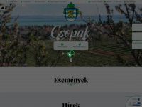 csopak.hu Webseite Vorschau