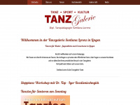 tanzgalerie.com Webseite Vorschau