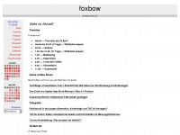 foxbow.de Webseite Vorschau