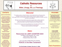 catholic-resources.org Webseite Vorschau