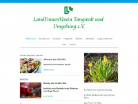 landfrauen-tangstedt.de Webseite Vorschau