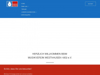 mv-westhausen.de Webseite Vorschau