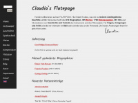flutepage.de Webseite Vorschau