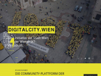 digitalcity.wien Webseite Vorschau