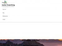 isola-coaching.de Webseite Vorschau
