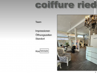 coiffure-rieder.ch Webseite Vorschau