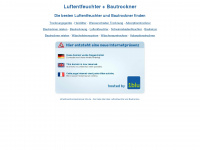 luftentfeuchter-bautrockner-info.de Webseite Vorschau