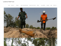 landmine-relief-fund.com Webseite Vorschau