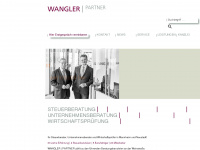 wangler-partner.com Webseite Vorschau