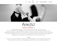 aikido-aikikai-aachen.de Webseite Vorschau