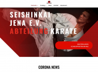 karate-jena.de Webseite Vorschau
