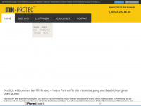 mx-protec.de Webseite Vorschau
