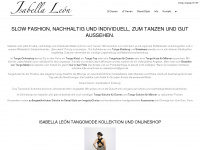 isabella-leon.de Webseite Vorschau