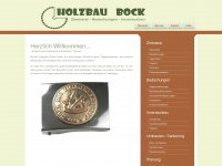 holzbau-bock.de Webseite Vorschau
