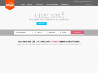 insel-brac-kroatien.de Webseite Vorschau