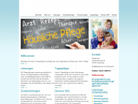 pflegetraum-strausberg.de Webseite Vorschau