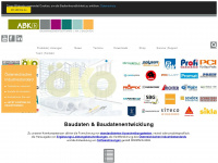 baudaten.info Webseite Vorschau