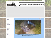 rathenower-modelleisenbahnverein.de Webseite Vorschau