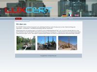 luxcert.com Webseite Vorschau