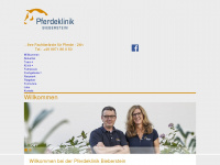 pferdeklinik-bieberstein.de Webseite Vorschau
