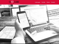 si-cube.ch Webseite Vorschau