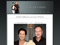 musicforawhile.de Webseite Vorschau