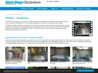 stierli-bodentore.com Webseite Vorschau