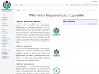 wikimedia.hu Webseite Vorschau