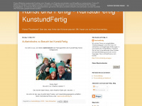 kunstundfertig.blogspot.com Webseite Vorschau