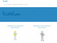 kuasi.ch Webseite Vorschau