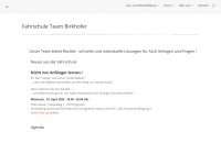 teambirkhofer.ch Webseite Vorschau