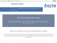 koroh.net Webseite Vorschau