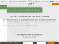 reinnatura.eu Webseite Vorschau