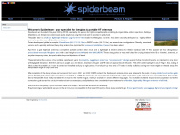 spiderbeam.com Webseite Vorschau