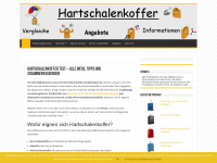 hartschalenkoffer-test.com Webseite Vorschau