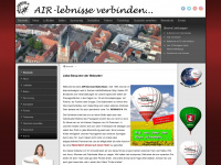 air-lebnisse.de Webseite Vorschau