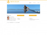 maya-solar.de Webseite Vorschau