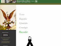 memoriapoliticademexico.org Webseite Vorschau